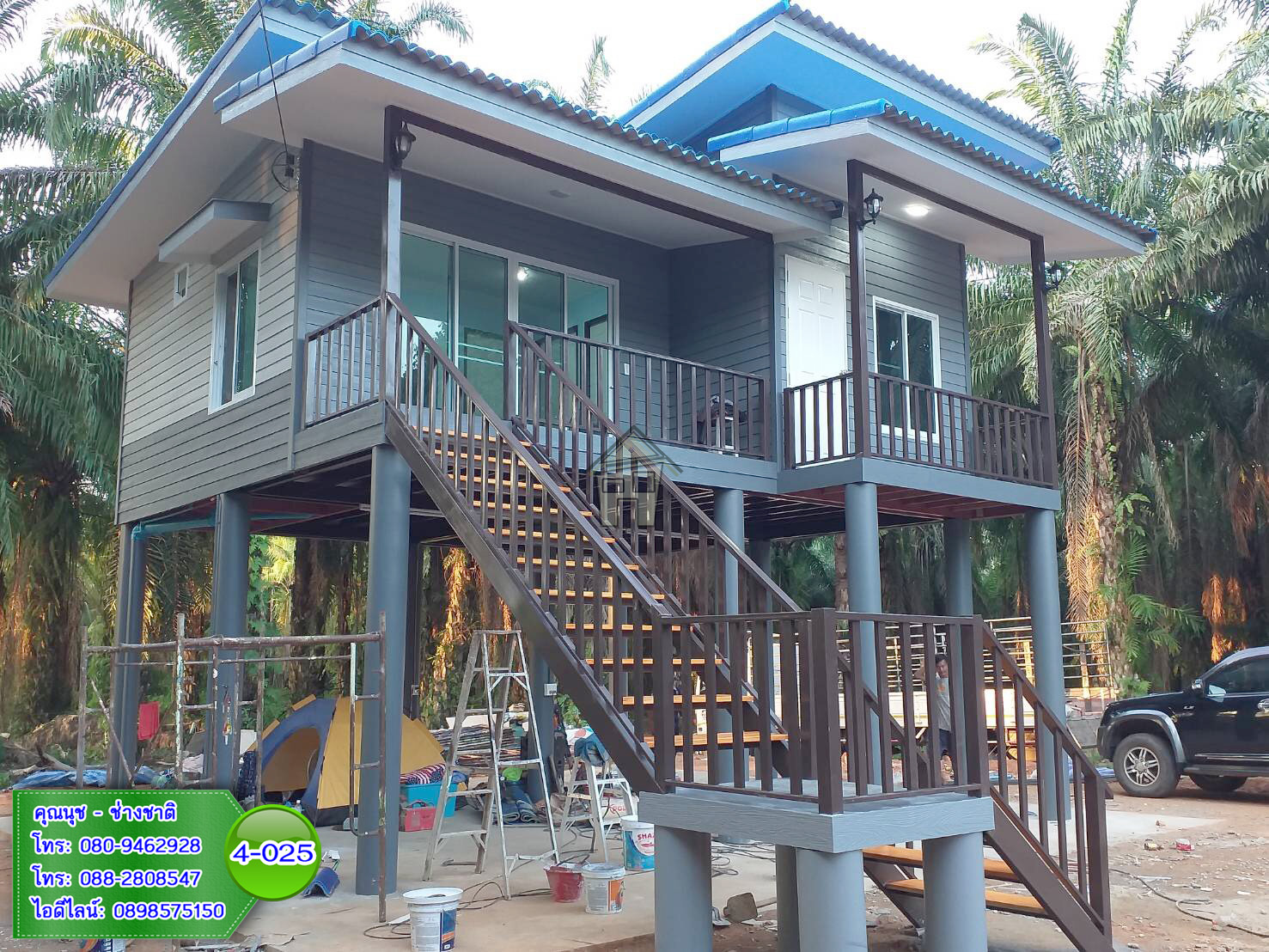 4-025 บ้านน็อคดาวน์ ทรงโมเดิร์น