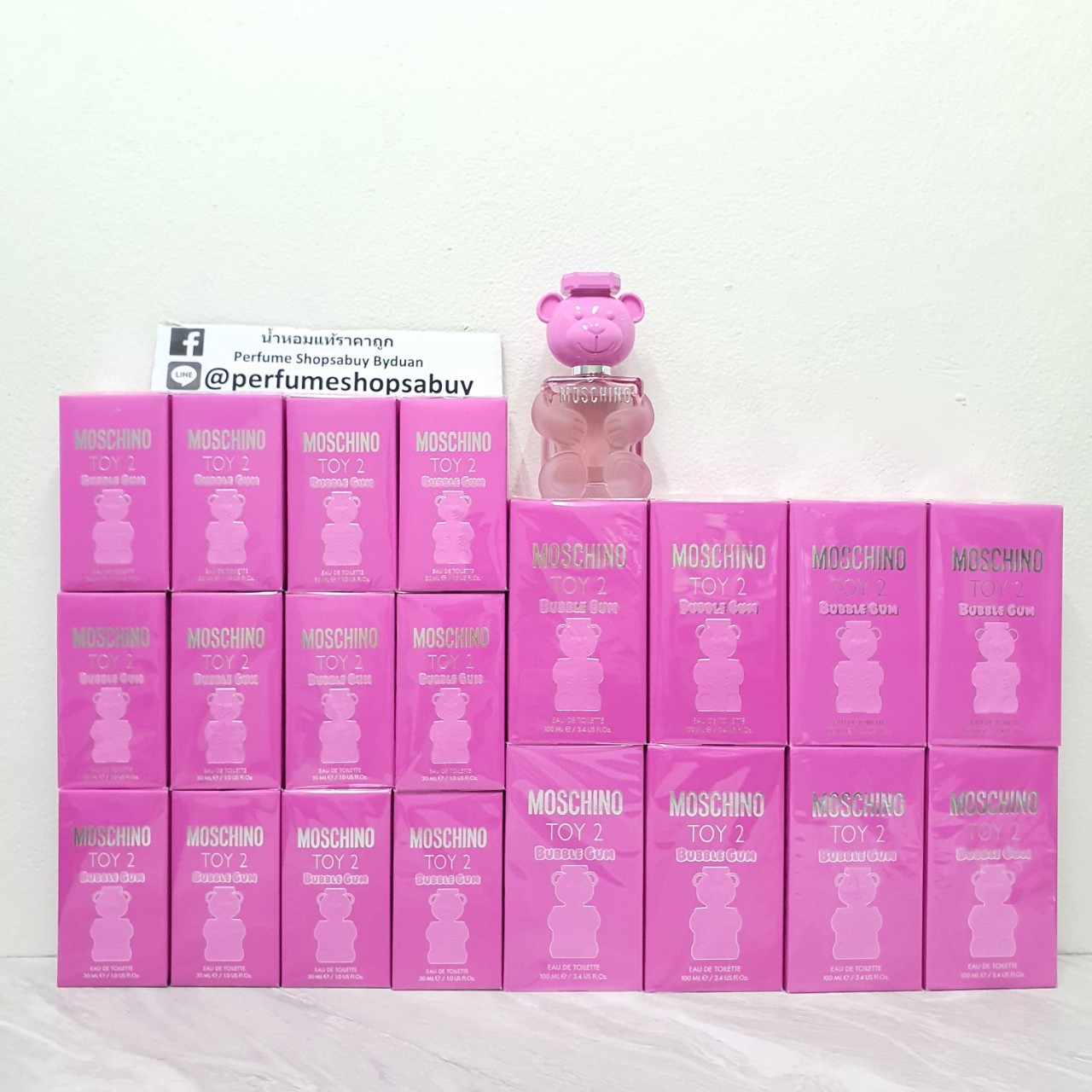 น้ำหอมแท้ Moschino Toy 2 Bubble Gum Eau De Toilette 30ml กล่องซีล