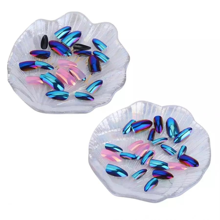 จานสี จานใส่เล็บปลอม จานถ่ายรูป