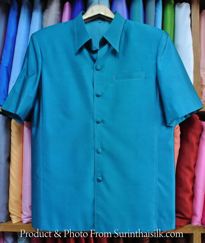 เสื้อซาฟารี คอปก ลูกแก้ว ทรง DT-051