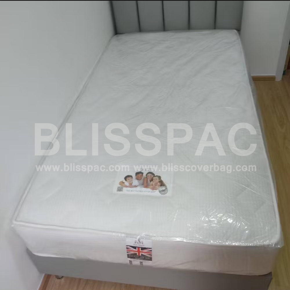 พลาสติกคลุมที่นอน คลุมฟูก มียางยืดรัดรอบถุง