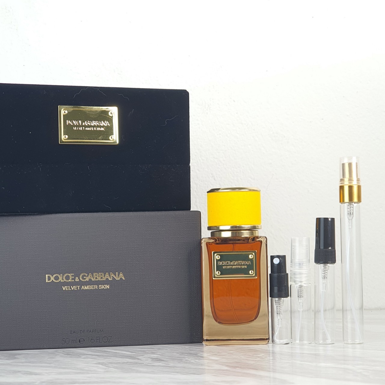 น้ำหอมแท้แบ่งขาย D&G Dolce & Gabbana Velvet Amber Skin 💕Travel Size