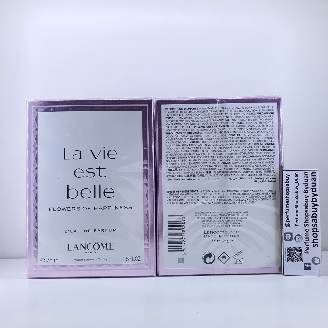 น้ำหอมแท้แบ่งขาย Lancome La Vie Est Belle Flowers Of Happiness L'Eau De Parfum