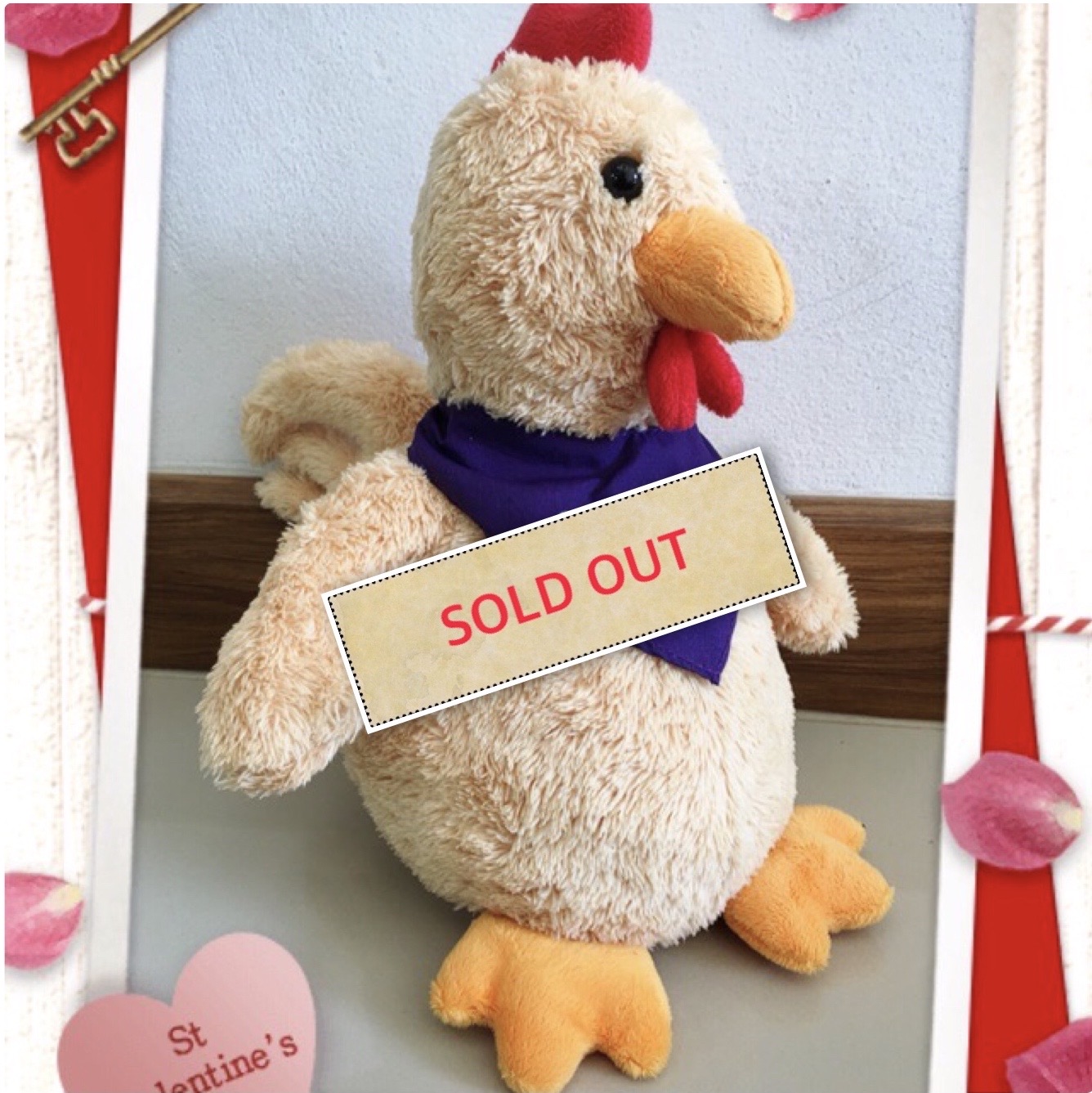 ตุ๊กตากุ๊กไก่ ของพรีเมี่ยงจาก ScbLife ผลิตด้วยผ้าอย่างดี ขนนุ่ม เป็นตุ๊กตาน่ารัก เหมาะสำหรับเด็กเล็กจนถึงเด็กโต ขนาดสูง 28 ซม.