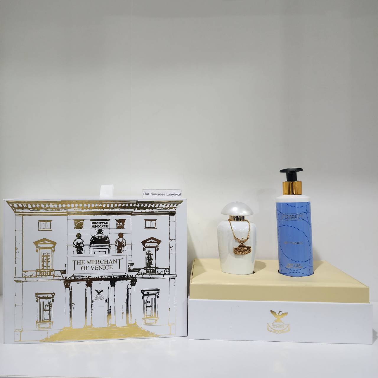 น้ำหอมแท้ The Merchant Of Venice My Pearls SET- น้ำหอม 100ml- Body Lotion 250ml