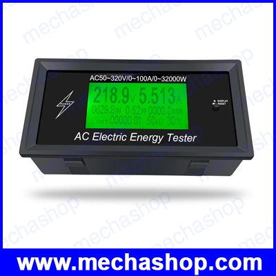 มิเตอร์วัดกำลังไฟฟ้า AC Meter 100A Digital Voltage indicator Power Energy Voltmeter Ammeter current Amps Volt wattmeter แสดงค่าผ่านมือถือได้