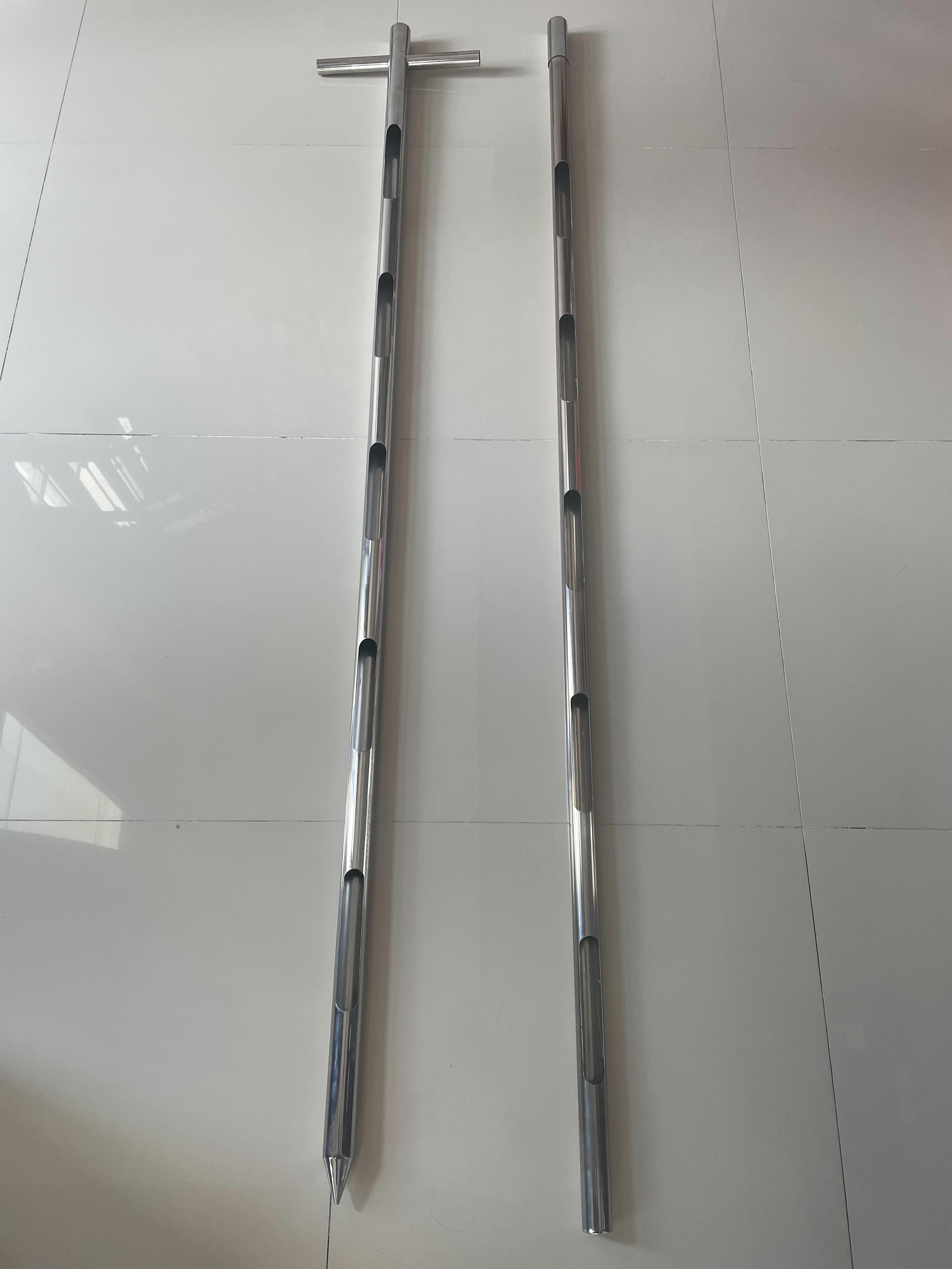 หลาวฉ่ำเบ๊าว์ Seed Sampling Parkhi เส้นผ่าศูนย์กลาง 1.5 นิ้ว x 2 เมตร ( เจาะ 5 ช่อง) สแตนเลสแท้ไม่เป็นสนิม