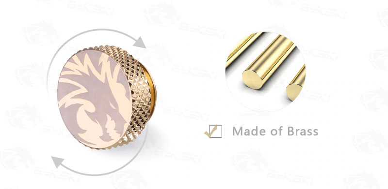 Bykski G1/4 B-PD5 Knurled Stop Plug