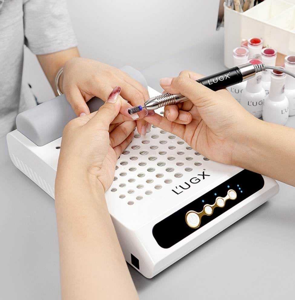 พัดลมดูดฝุ่นเล็บ70w เครื่องดูดฝุ่นเล็บ มีแบตในตัว แบรนด์คุณภาพL'UGX