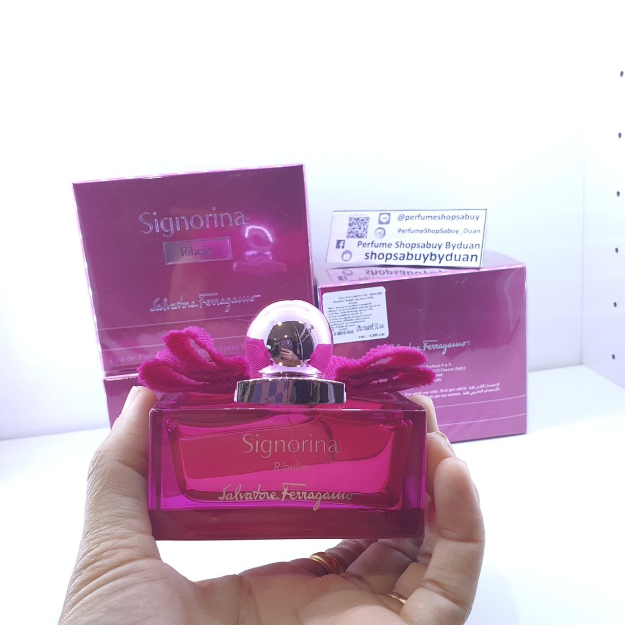 น้ำหอมแท้แบ่งขาย Salvat0re Ferragam0 Signorina Ribelle EDP