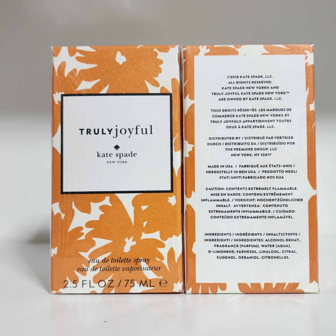 น้ำหอมแท้ Kate Spade Truly Joyful Eau de Parfum For Women 75ml กล่องซีล