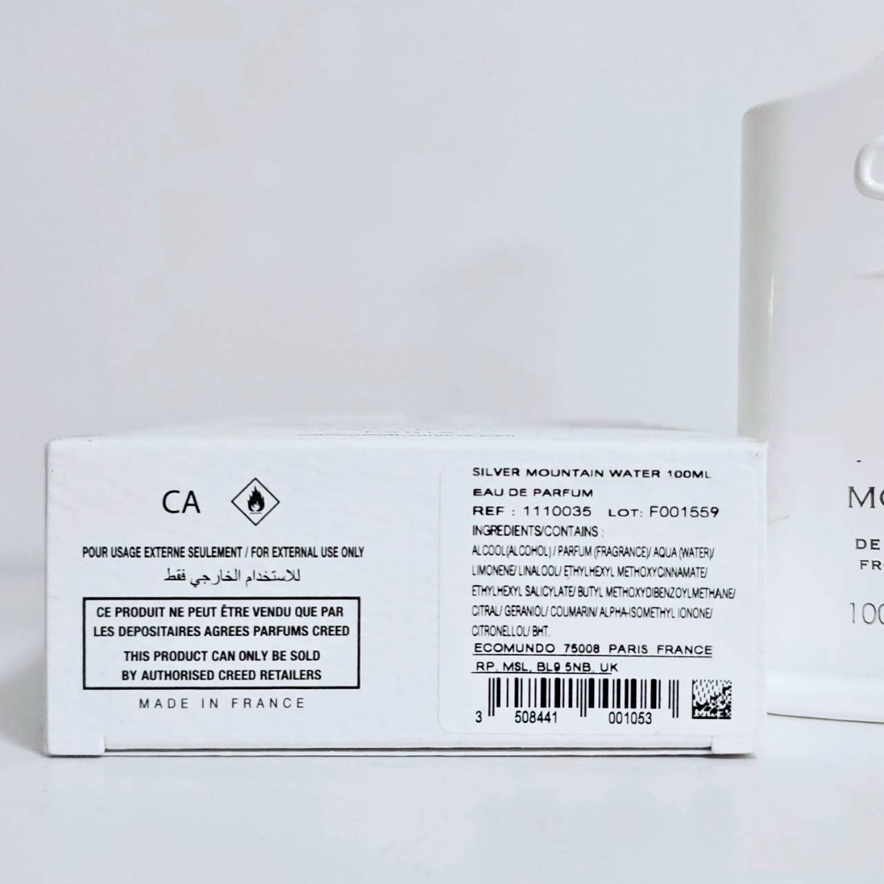 น้ำหอมแท้ Creed Silver Mountain Water 100ml กล่องขาย