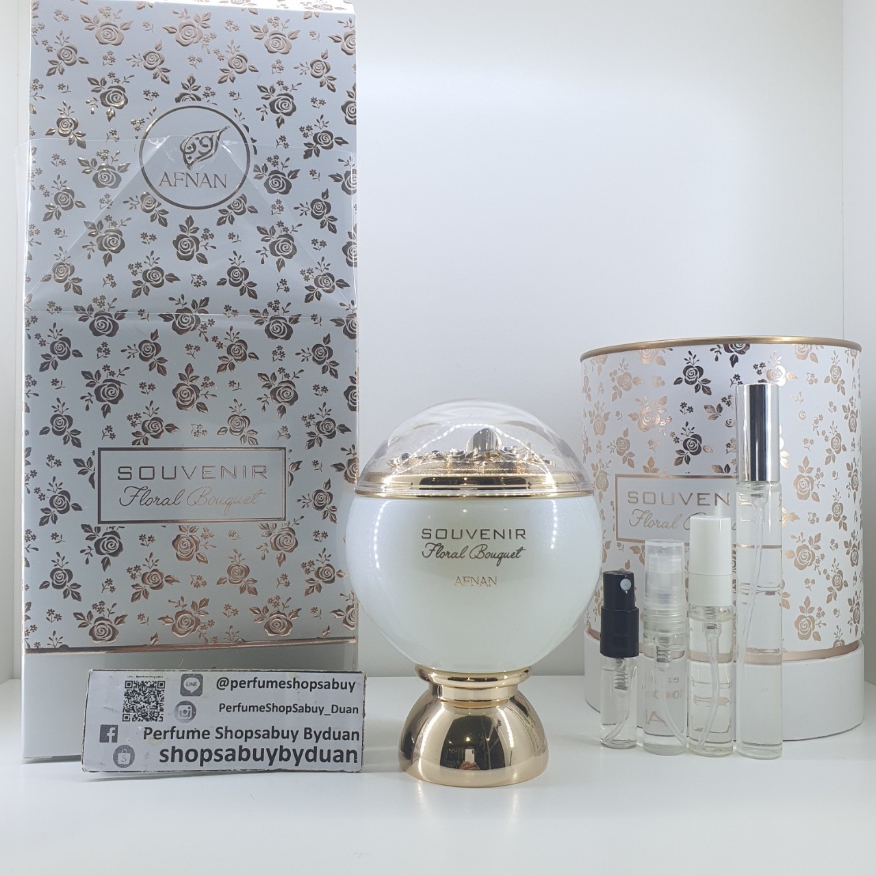 น้ำหอมแท้แบ่งขาย Afnan Souvenir Floral Bouquet EDP โคลนตัวแพง Parfums de Marly Delina