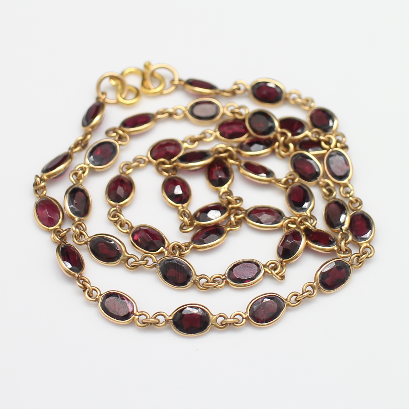 NL25013 สร้อยคอโกเมนรอบเส้น ทองแท้ 18k นน.รวม 20 กรัม ยาว 23 นิ้ว