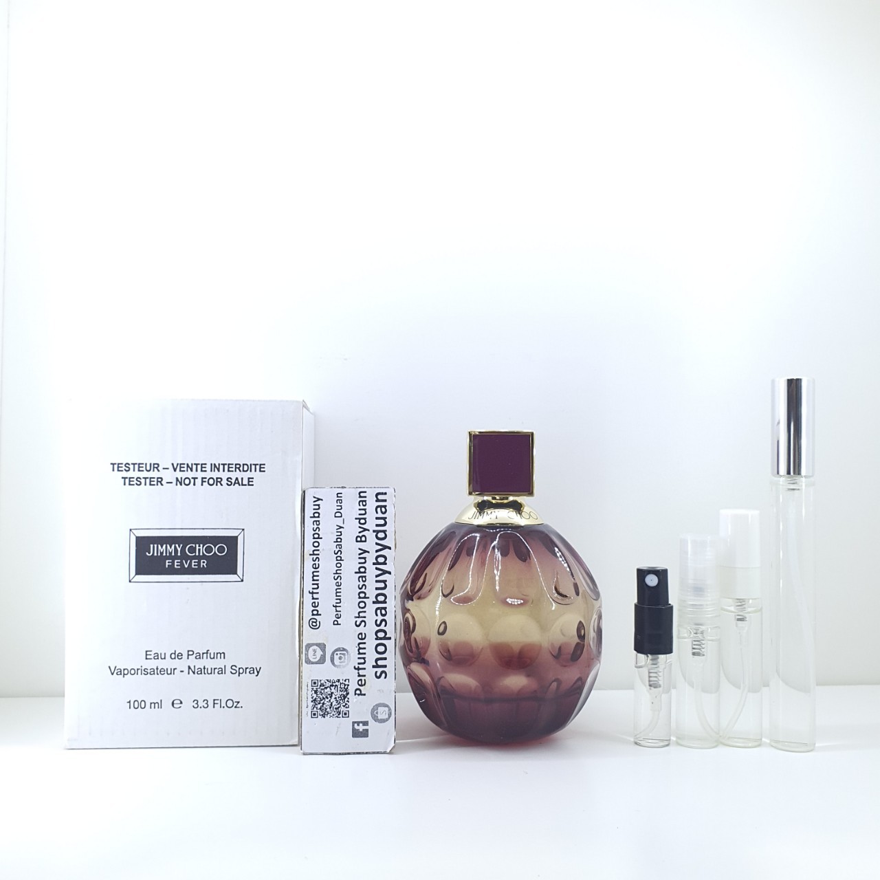 น้ำหอมแท้แบ่งขาย Jimmy Choo Fever Eau de Parfum for women 💕Travel Size #แบบทดลอง