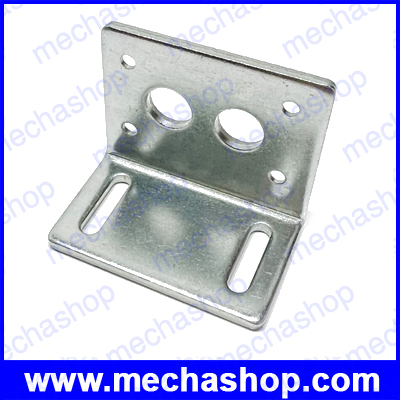 แผ่นเพลทยึดมอเตอร์เกียร์ Bracket DC motor JGY-370 วัสดุเหล็ก Motor Base Electroplating Fixed Mounting Base Machine Seat Support