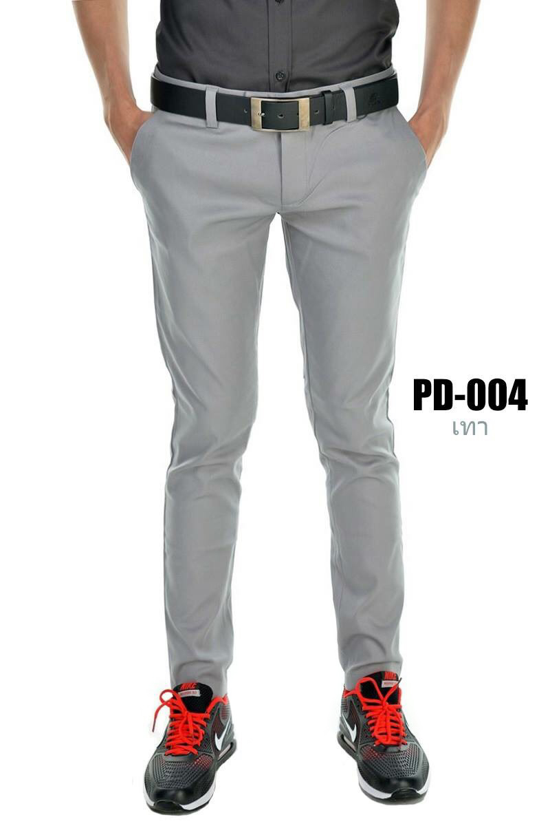 กางเกงขายาว รุ่น PD-004 (สีเทา)