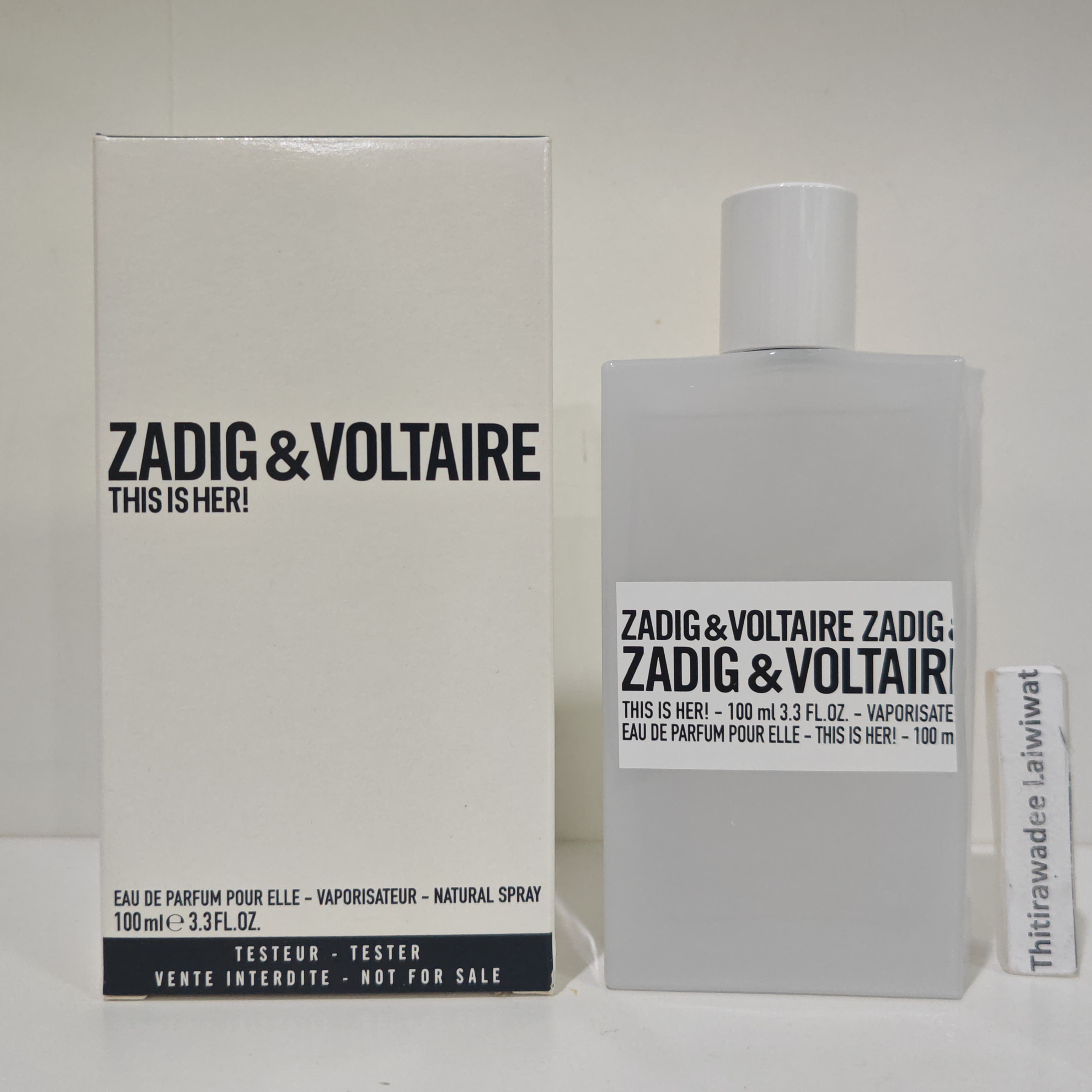 น้ำหอม Zadig & Voltaire This is HER EDP 100ml กล่องเทส