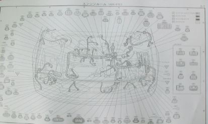 หนังสือ วงจรไฟฟ้า (wiring diagram) รถยนต์ TOYOTA COROLLA AE110 เครื่องยนต์ 5A-FE 97~ (JP)