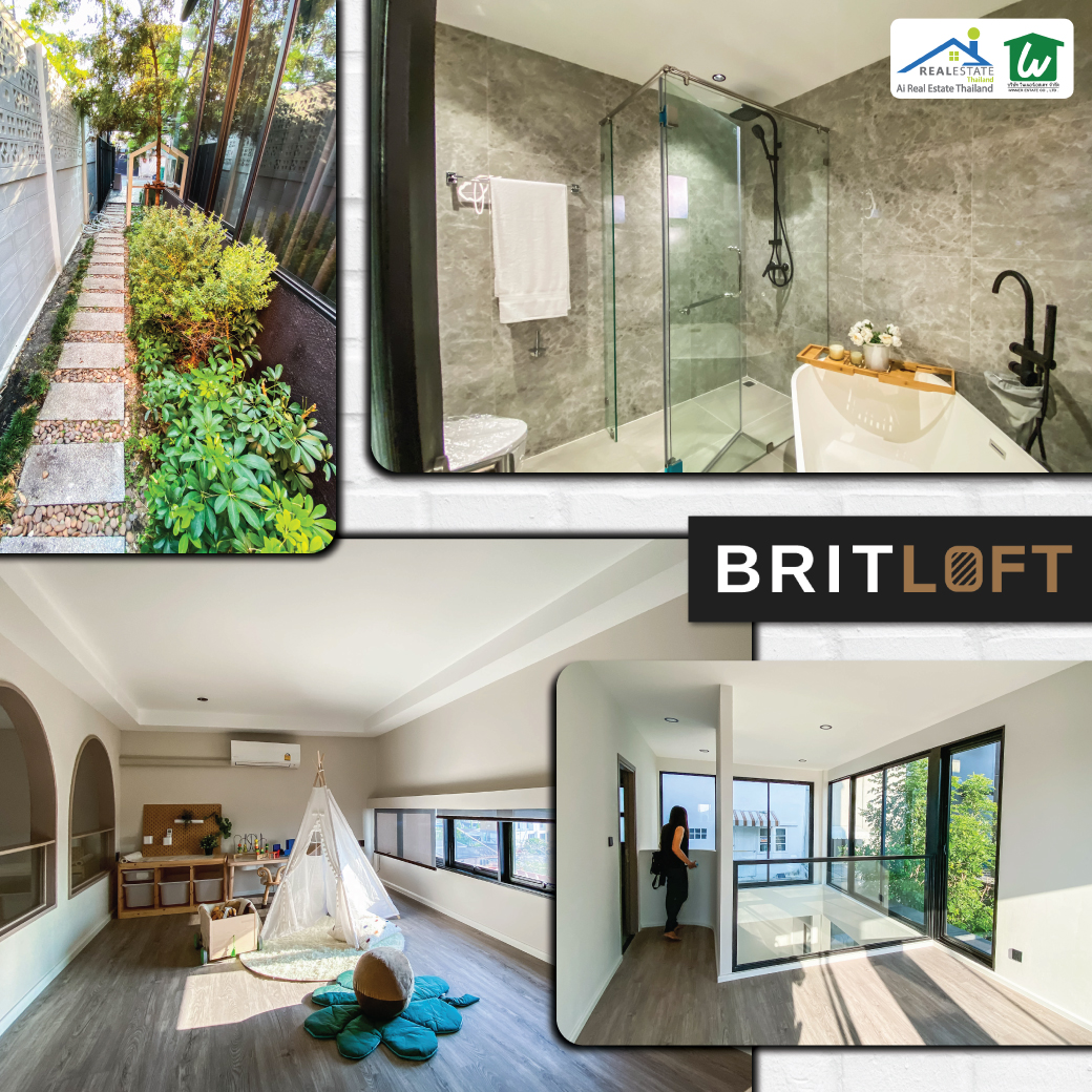 🏡ขายบ้านทาวน์โฮม BritLoft เกษตร-พหลฯ สวยโมเดิลสไตล์อังกฤษ เหมาะทำโฮมออฟฟิศ ใกล้เกษตร-นวมินทร์ และ ลาดปลาเค้า (กู้ได้เกิน)