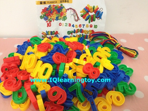 Roap-123 ตัวเลขร้อยเชือก ฝึกความเข้าใจเรื่องตัวเลข เรียนรู้เรื่องสี พัฒนาการกล้ามเนื้อมือ ฝึกสมาธิ (2+) ส่งฟรีค่ะ