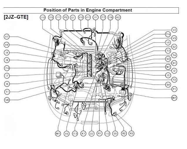 CD WIRING DIAGRAM เครื่องยนต์ 2JZ-GTE, 2JZ-GE SUPRA
