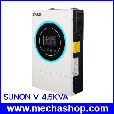 อินเวอร์เตอร์ SUNON 4.5KVA/24V On/off grid Solar Inverter, with AC charger and 120A MPPT. Dual AC output, Local WiFi, BMS (สินค้า Pre-Order)