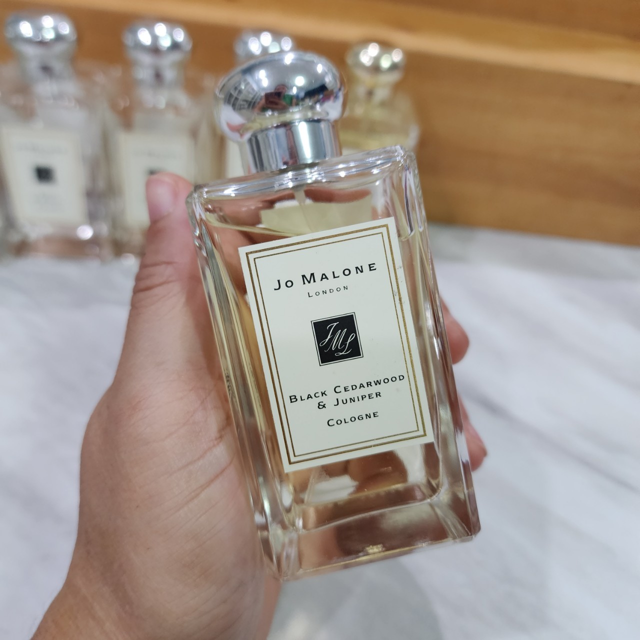 น้ำหอมแท้ Jo Malone Black Cedarwood & Juniper 100ml ขวดน้องอาจจะไม่สวย ของหายาก น้องเลิกผลิตไปแล้ว