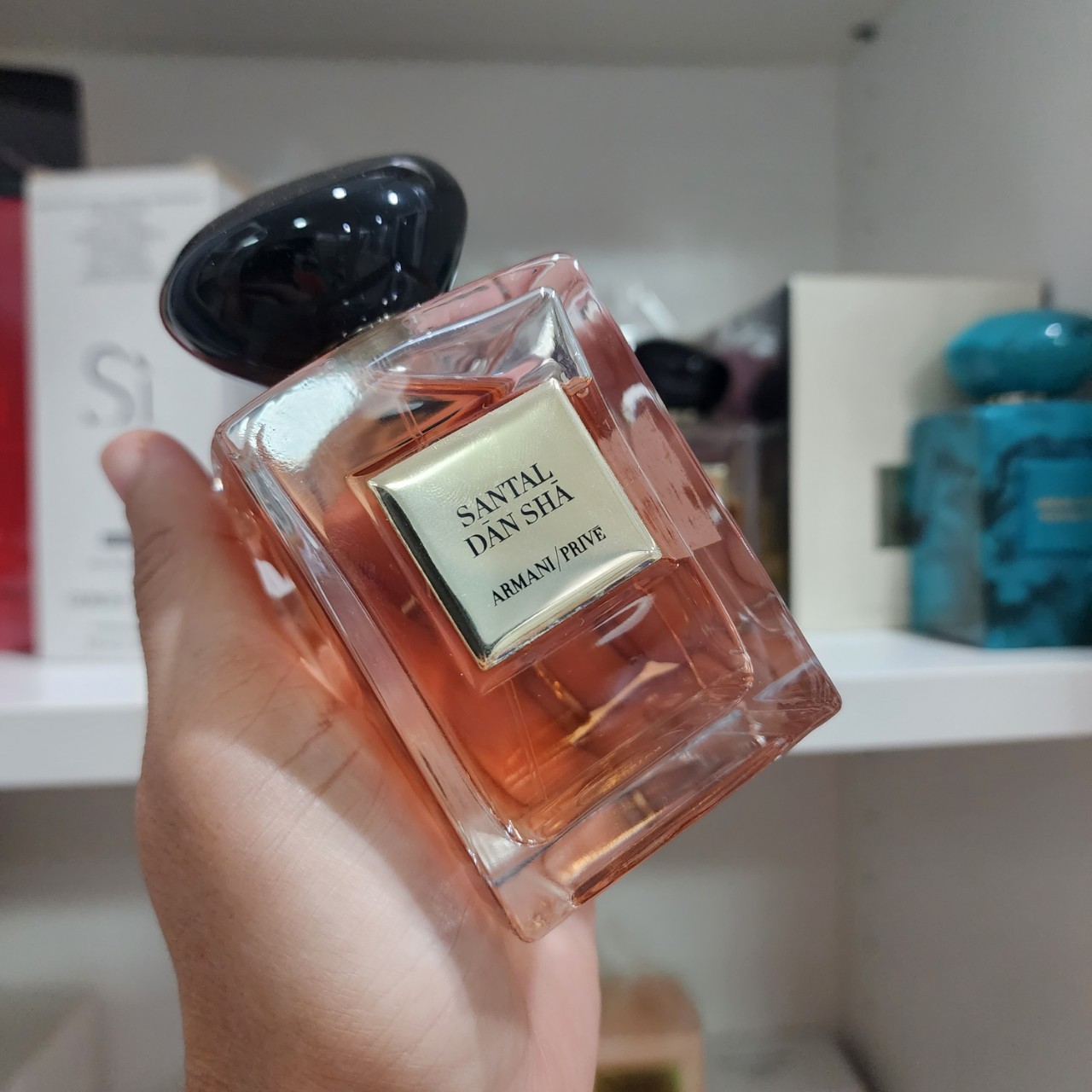 น้ำหอมแท้แบ่งขาย Giorgio Armani Prive Les Eaux - Santal Dan Sha EDT . 💕Travel Size แบบทดลอง