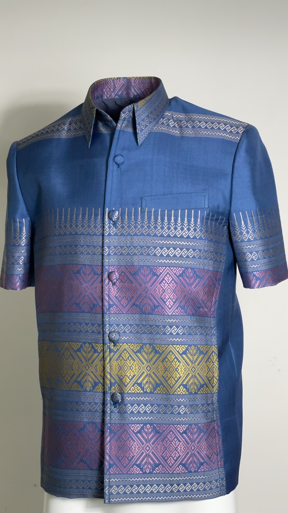 แบบตัดเสื้อสูทซาฟารี แขนสั้น (ไม่รวมผ้า) chobmai x ARW รหัส CUT-ARW-0519672