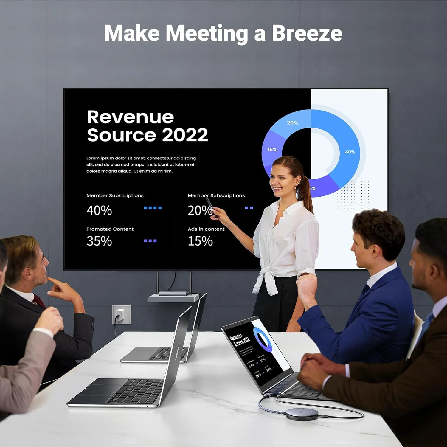 ออกใบกำกับภาษีได้ UGREEN (90909) CM586 4K HDMI Wireless Extender 50M. Video Transmitter & Receiver 2.4GHz/5GHz