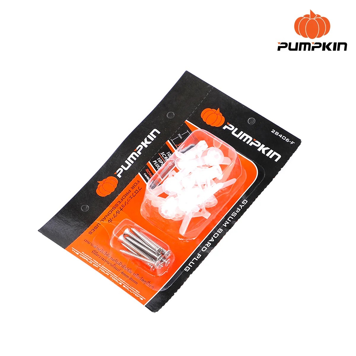 PUMPKIN พุกยิปซั่ม แบบแผง 28406-F