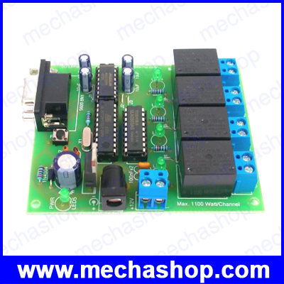 บอร์ดควบคุม บอร์ดควบคุมผ่านคอมพิวเตอร์ อุปกรณ์ควบคุมผ่านคอมพิวเตอร์ Serial Control Boards รุ่น SC-400