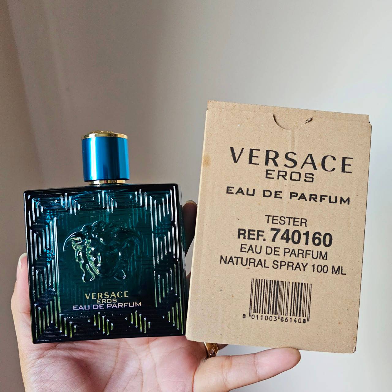 น้ำหอมแท้ Versace Eros EDP 100ml กล่องเทส