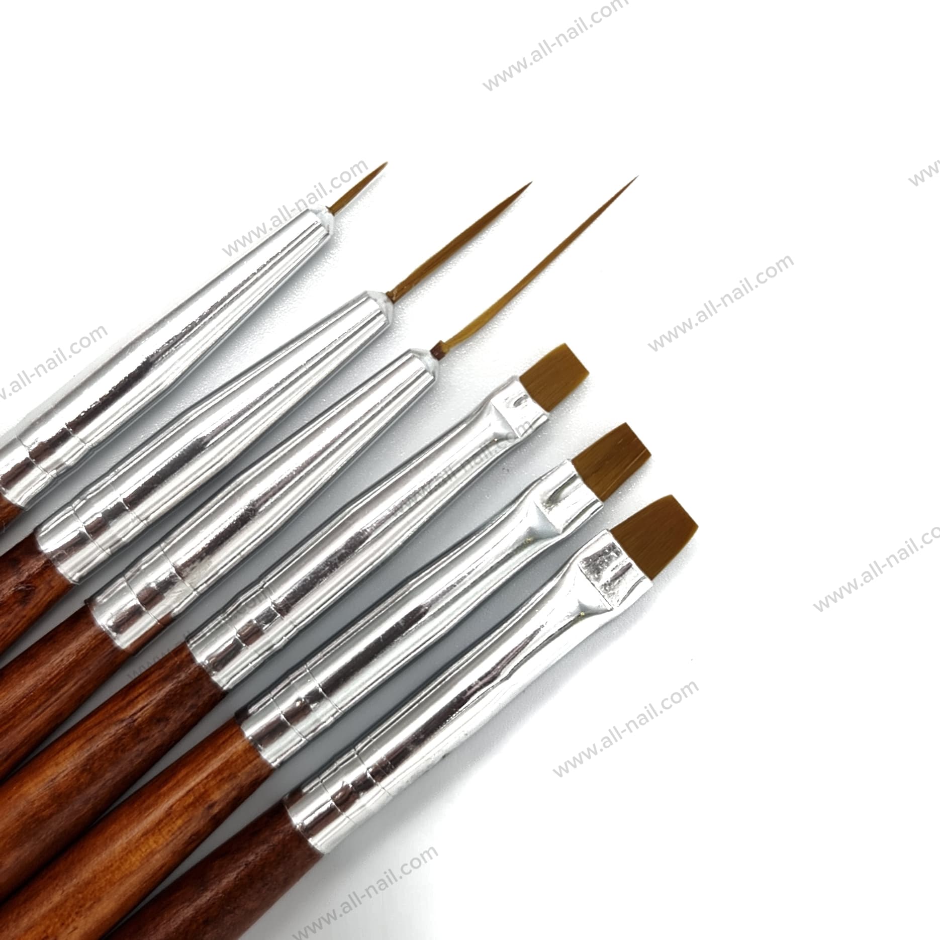 ชุดพู่กันเพ้นท์ พู่กันเพ้นท์ลายเส้น เพ้นท์ดอกไม้ 1ชุด/6แท่ง