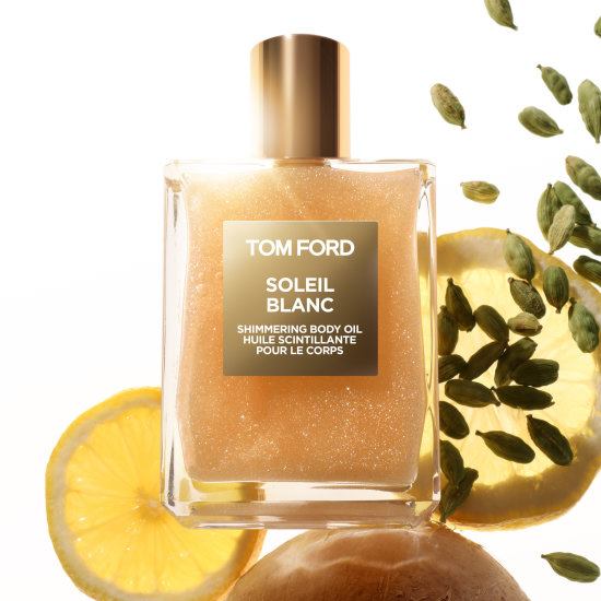 น้ำหอมแท้แบ่งขาย Tom Ford Soleil Blanc Shimmering Body Oil💕Travel Size #แบบทดลอง
