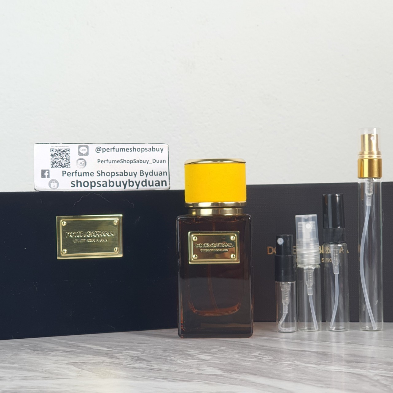 น้ำหอมแท้แบ่งขาย D&G Dolce & Gabbana Velvet Amber Skin 💕Travel Size