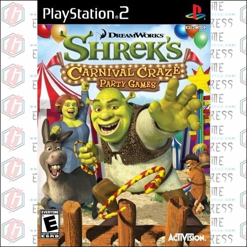 PS2: Shrek's Canival Craze Party Games (U) [DVD] รหัส 1277