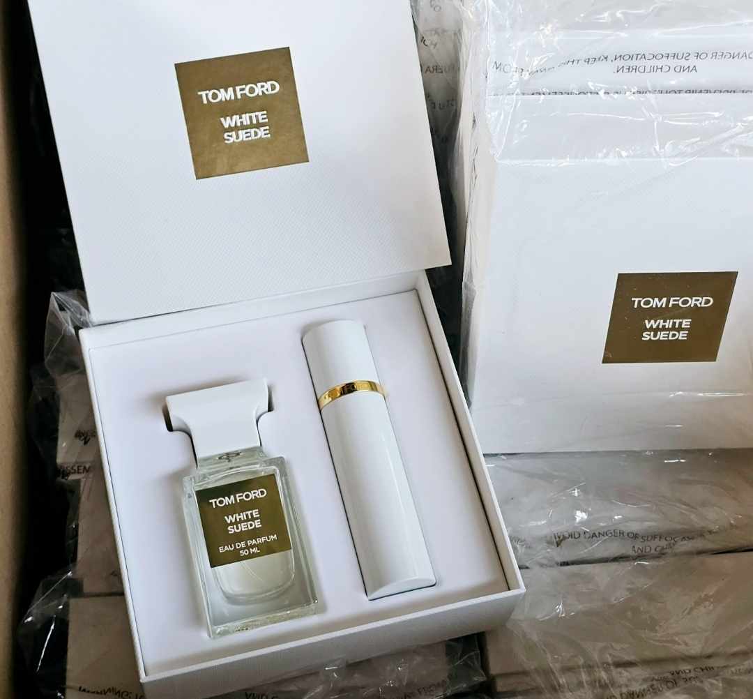 น้ำหอมแท้ Tom Ford White Suede EDP SET 50ml +10ml มีเคสสวม