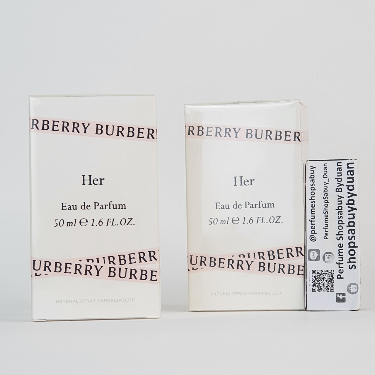 น้ำหอมแท้ Burberry Her EDP ขนาด 50ml กล่องซีล