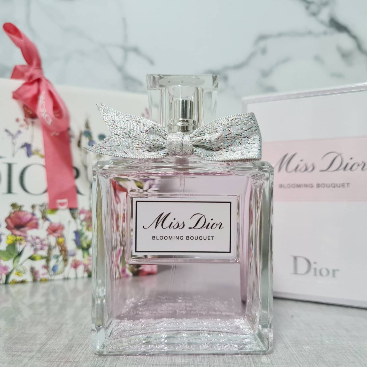 น้ำหอมแท้ Christian Dior Miss Dior Blooming Bouquet eau de toilette 150ml กล่องซีล โบว์ผ้าแพ็คเกจใหม่ โบว์ผ้า โน๊ตใหม่ หอมทนขึ้นค่า