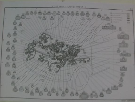 หนังสือ วงจรไฟฟ้า (wiring diagram) รถยนต์ TOYOTA TOWNACE/NOAH, LITEACE/NOAH เครื่องยนต์ 3S-FE, 7K-E, 3C-T, 3C-TE, 3C-E ปี 1996.10~2000.8