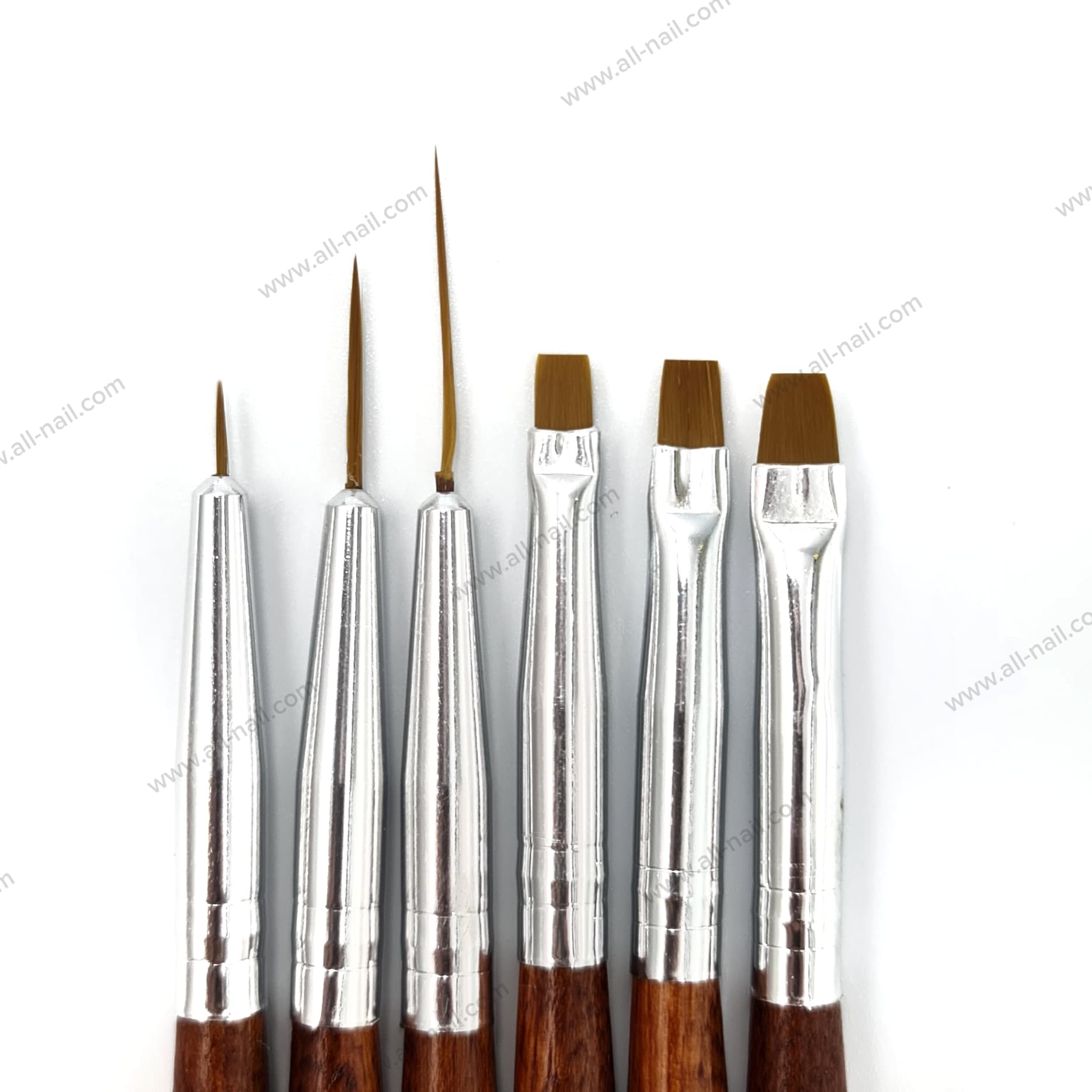 ชุดพู่กันเพ้นท์ พู่กันเพ้นท์ลายเส้น เพ้นท์ดอกไม้ 1ชุด/6แท่ง