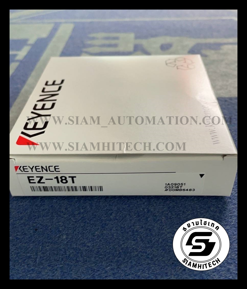 Keyence รุ่น EZ-18T ยูนิตหลัก, ชนิดแบนเรียบ, NPN ( ของใหม่ไม่มีกล่อง )