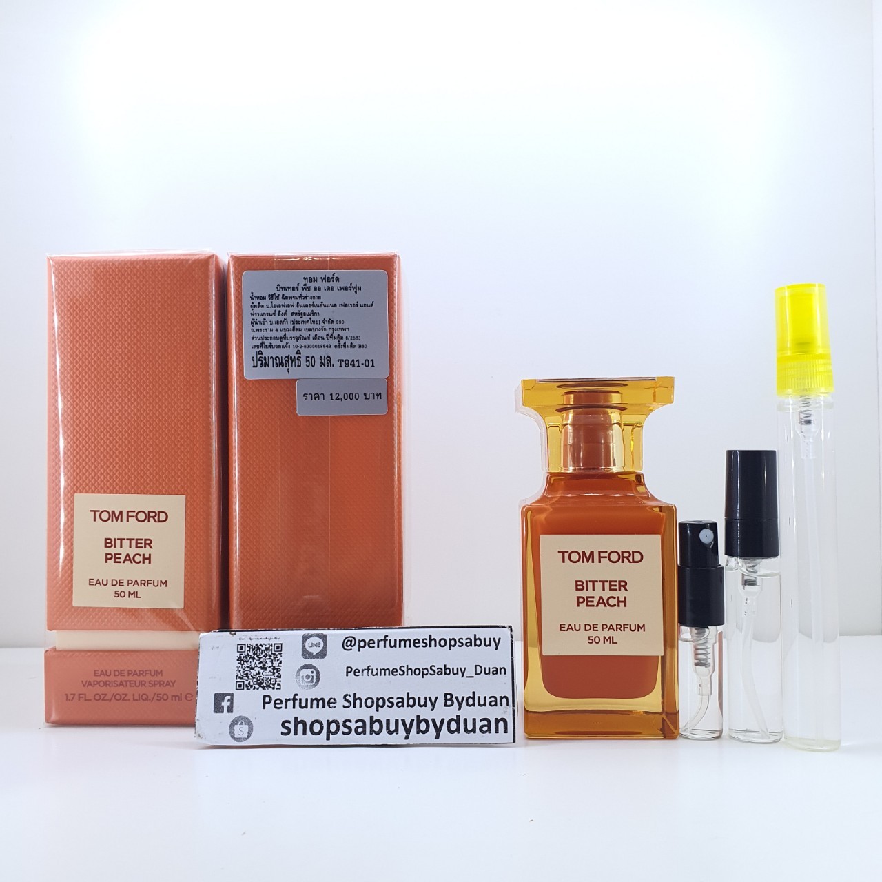 น้ำหอมแท้แบ่งขาย Tom Ford Bitter Peach Eau De Parfum💕Travel Size #แบบทดลอง