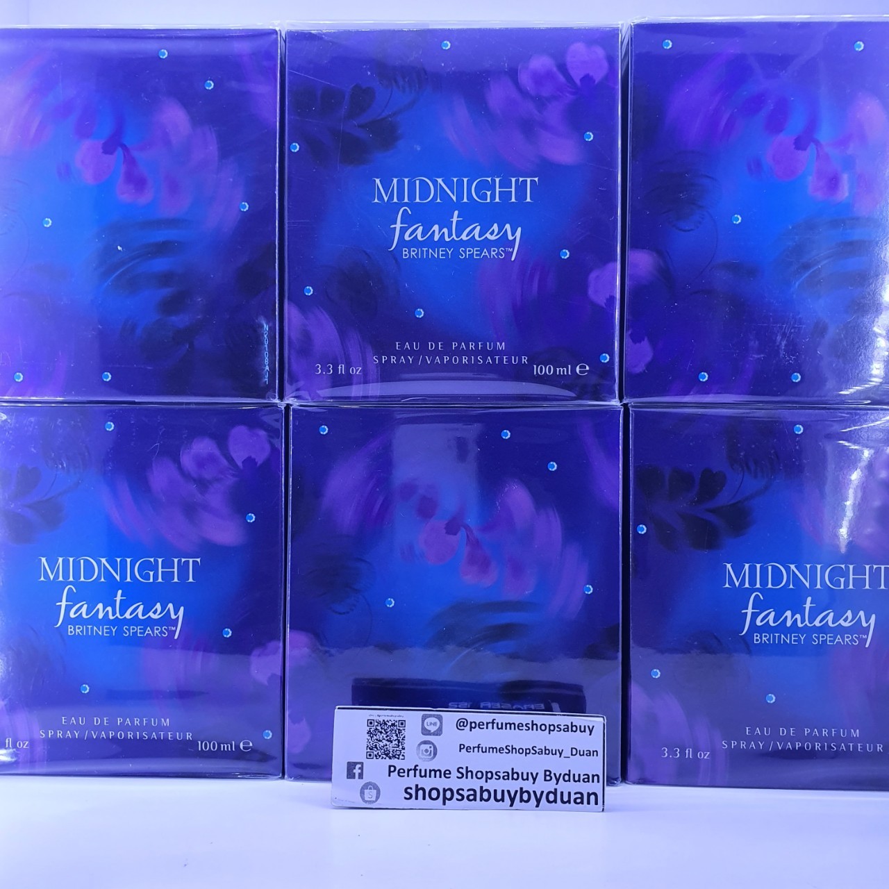น้ำหอม Britney Spears Midnight Fantasy 100 ml กล่องซีล