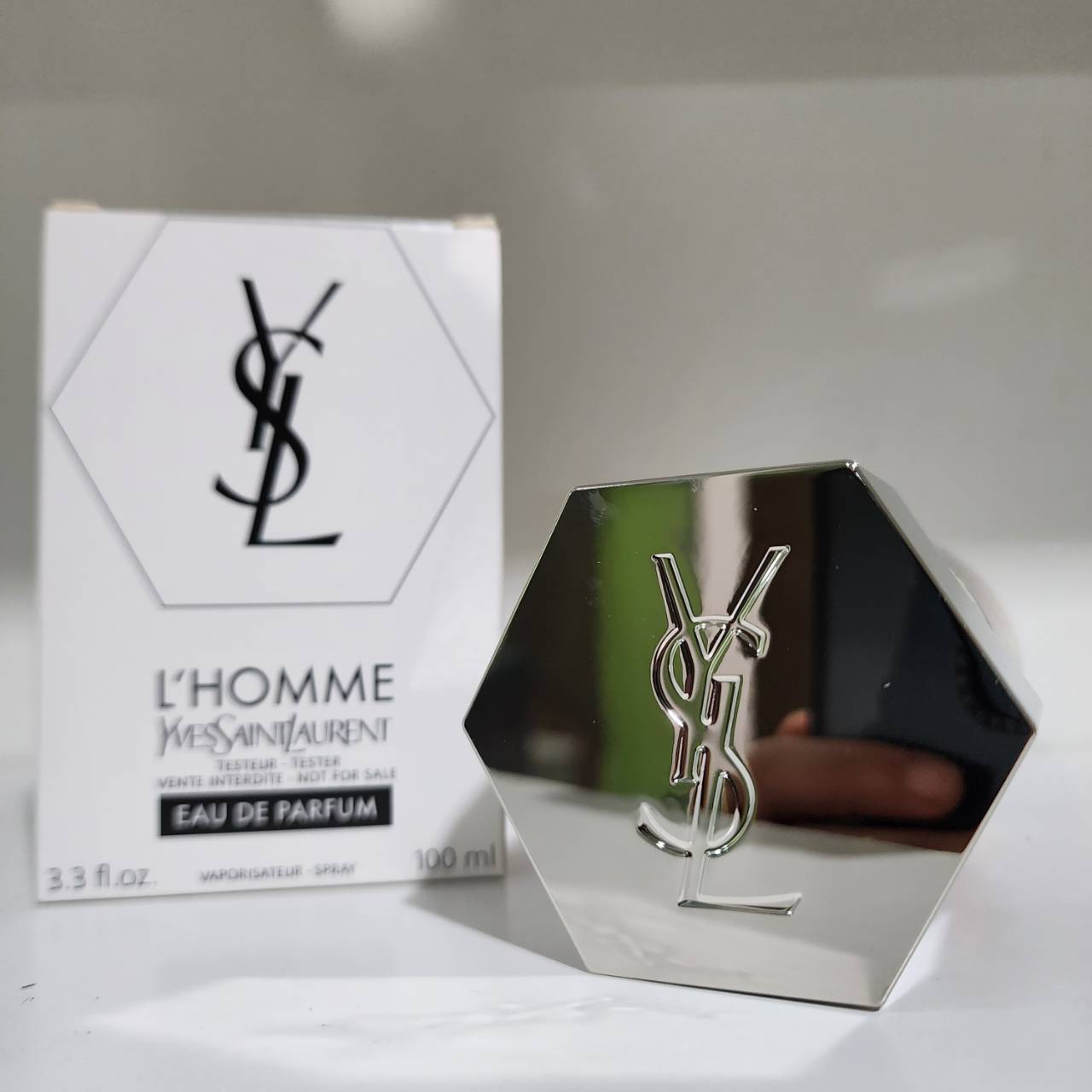 น้ำหอมแท้ YSL L'Homme Eau De Parfum 100ml กล่องเทส ป้ายไทย 01/2022