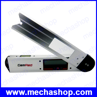 เครื่องมือวัดองศา 360องศา พร้อมระดับน้ำ GEMRED Angelo DIGITAL ANGLE FINDER PROTRACTOR LEVEL 360°