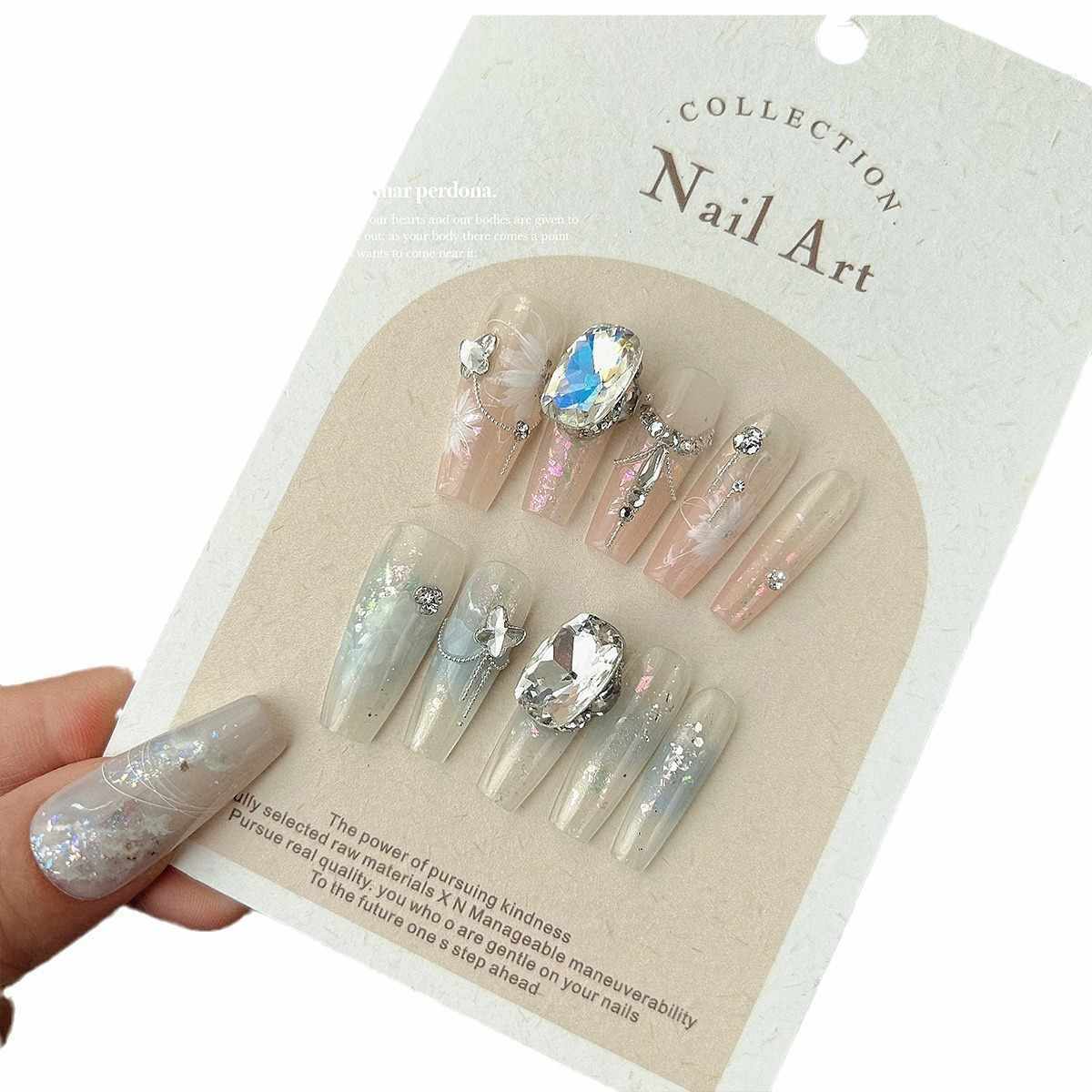 กลิตเตอร์ออโรร่า สำหรับตกแต่งเล็บ ผงออโรร่า เนื้อโปร่งแสง 6สี/เซต