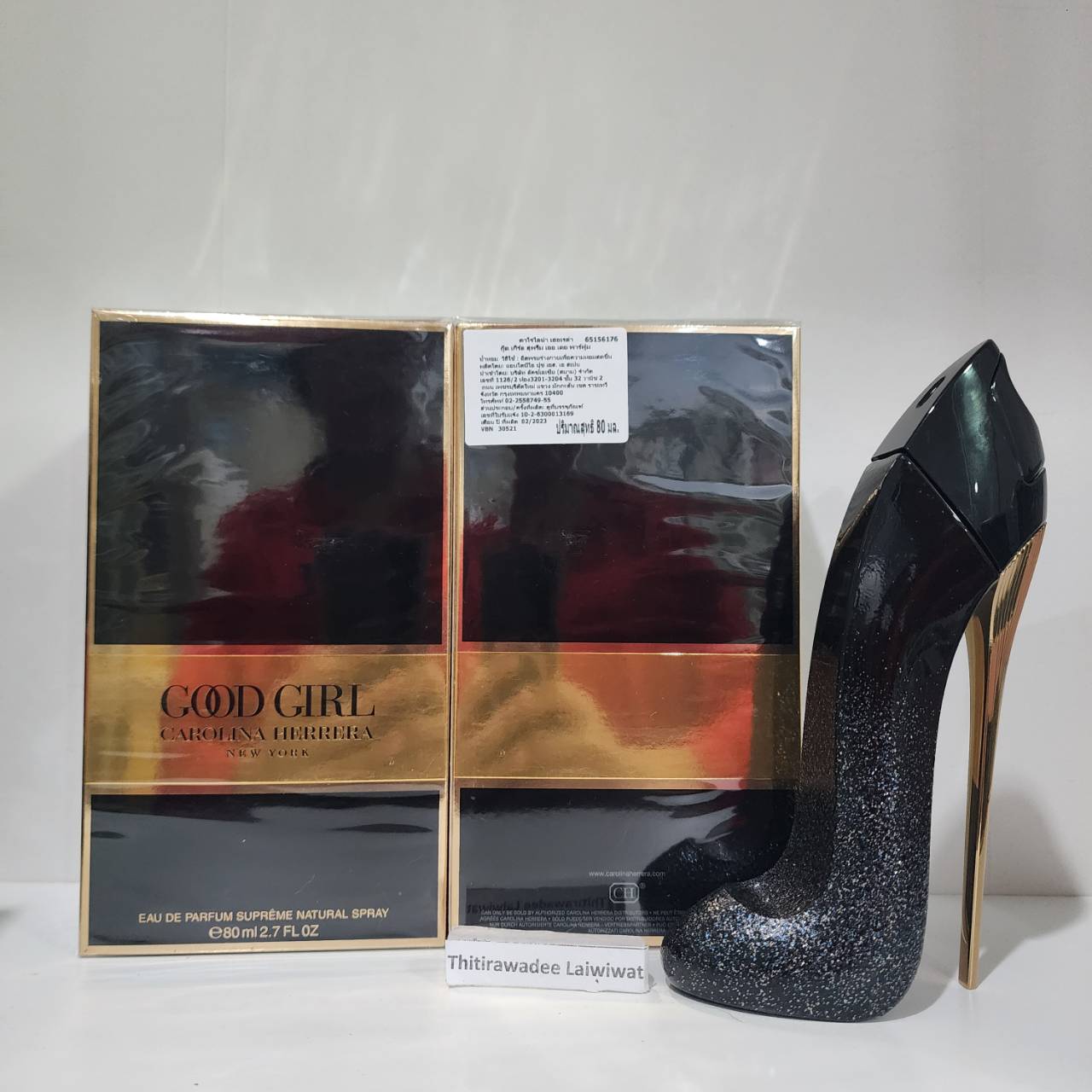 น้ำหอมแท้ Carolina Herrera Good girl Supreme edp 80ml กล่องซีลป้ายไทย